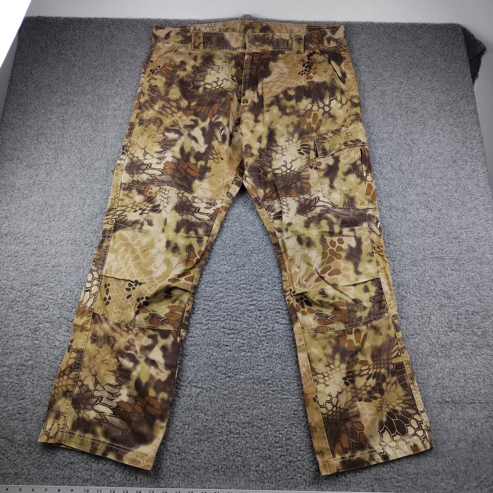 Kryptek Stalker Pants Mens XL Highlander Camo Cargo Tactical Hunting
